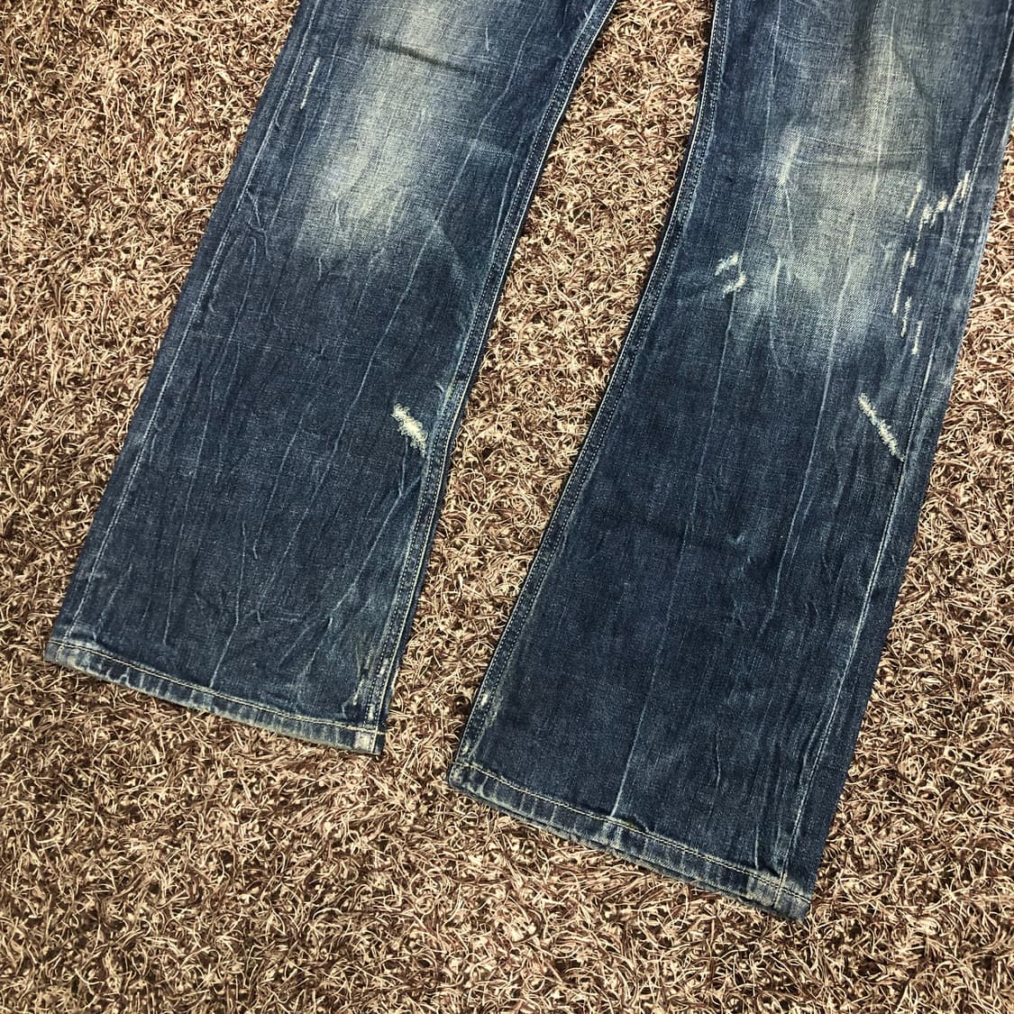 디젤 Zatiny 플레어 부츠컷 워싱 디스 데님팬츠 상품이미지4