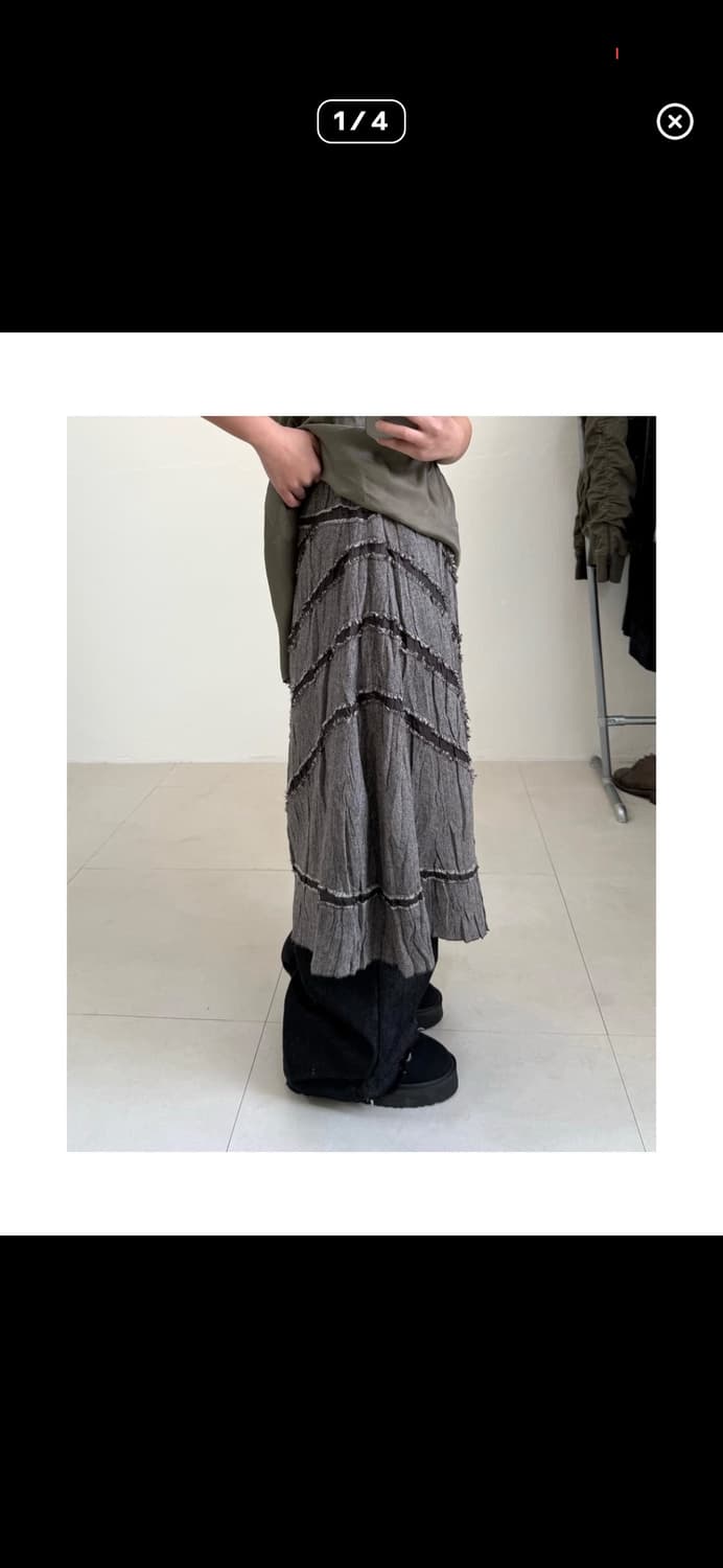 피쉬룸 빈티지 울 스커트 / 구매가 35,000 상품이미지4