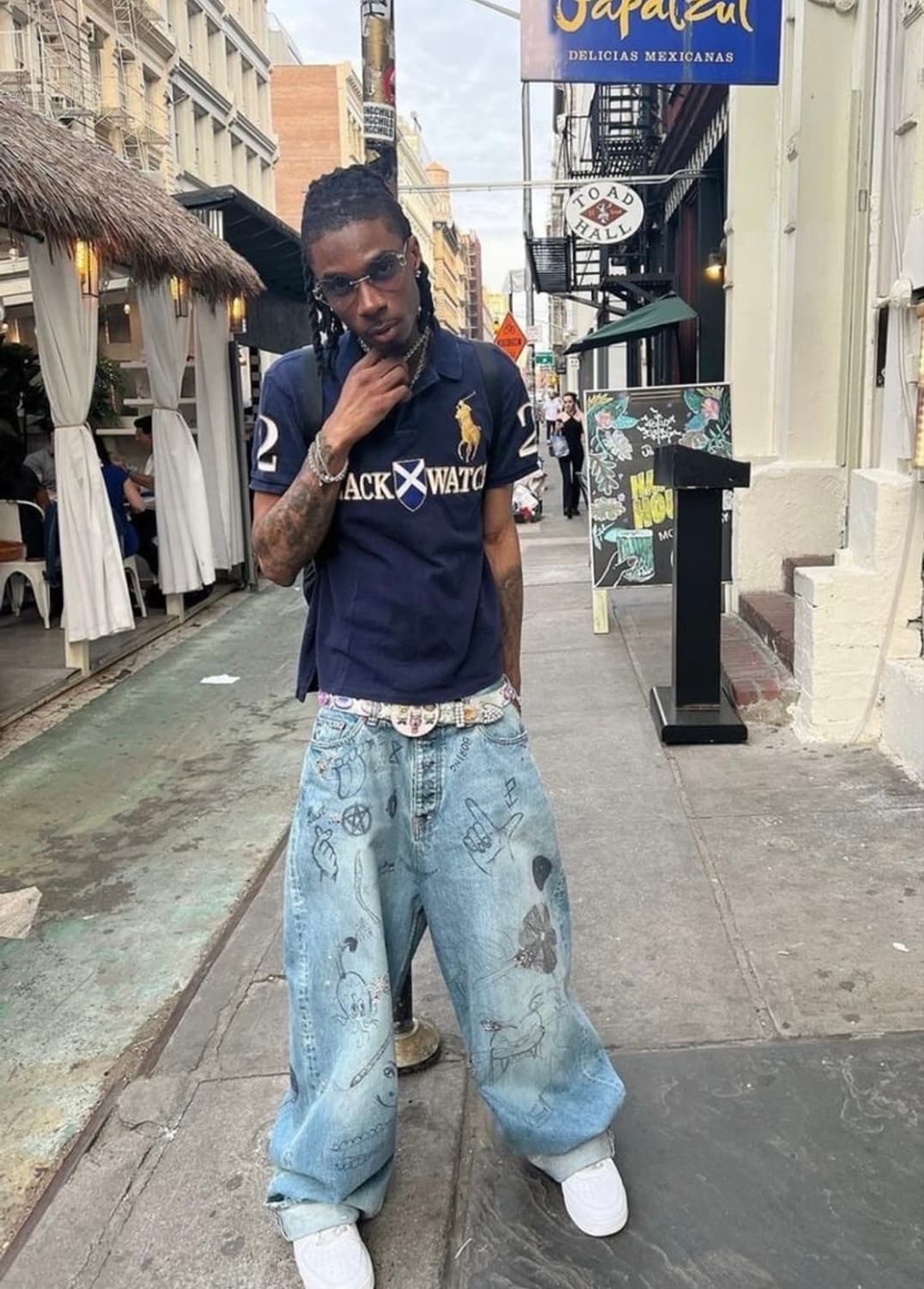 90‘s 랄프로렌 폴로 치프키프 빅포니 블랙와치  상품이미지6