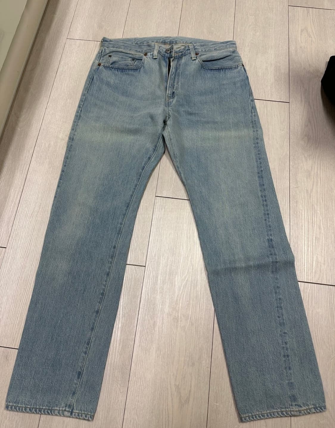 리바이스 LVC 54501 허리 34인치 라이트인디고 데님팬츠 판매합니다 상품이미지2