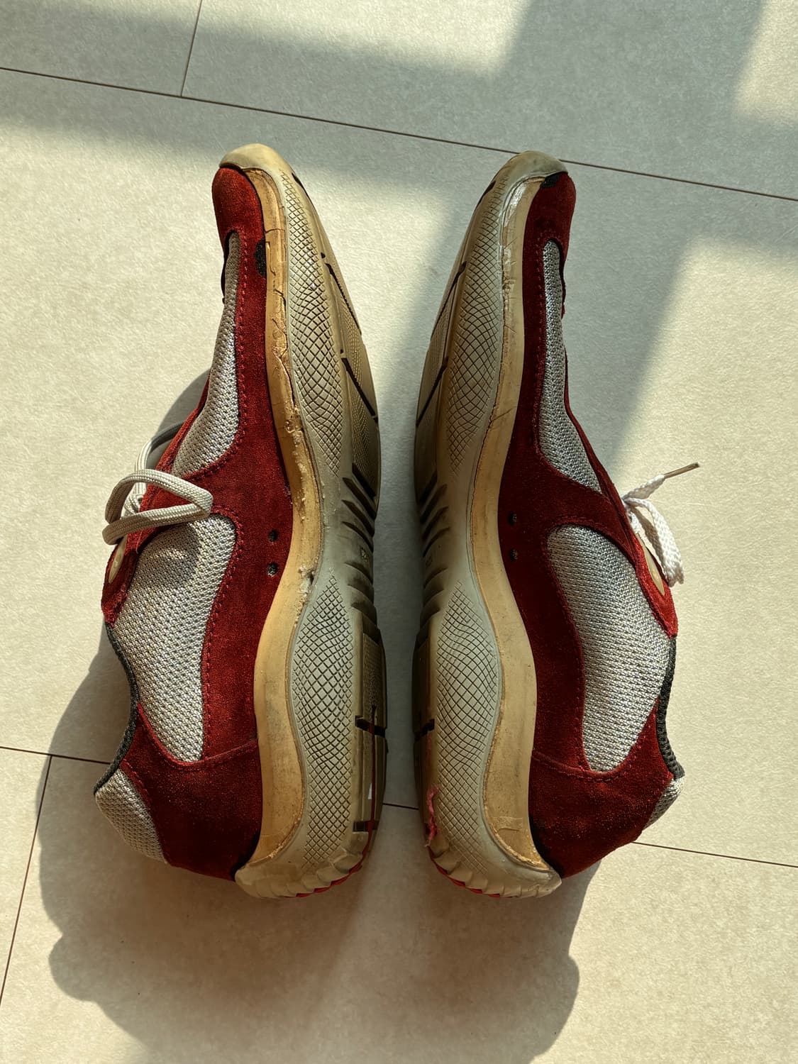 Prada Sports America’s Cup 버건디 스웨이드 UK9 상품이미지2