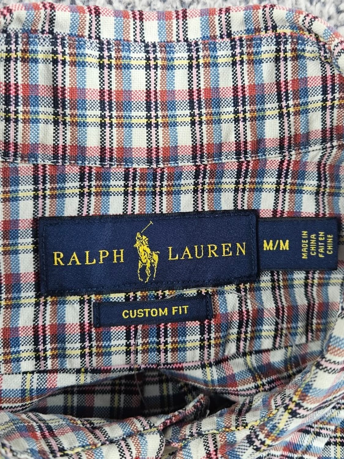 폴로랄프로렌 멀티컬러 타탄 체크 패턴 셔츠 ( M ) / 11037 상품이미지9