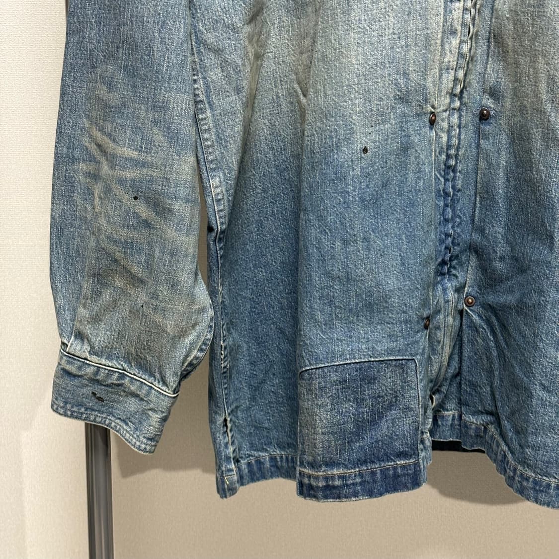 XL) bowwow 바우와우 25ss 집 데님 셔츠 자켓 상품이미지4