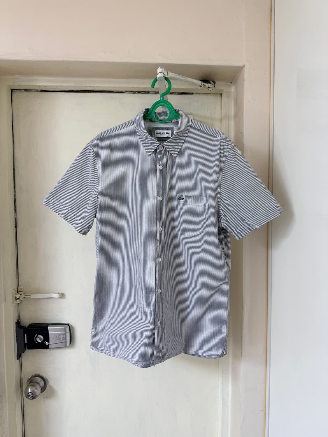 라코스테 스트라이프 반팔 셔츠 상품이미지1