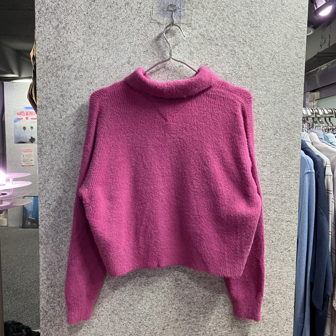 타미진스 핑크크롭 폴로스웨터 B4081 상품이미지4