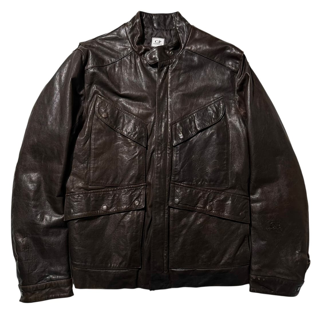 CP컴퍼니 램스킨 레더 싱글 자켓 상품이미지1