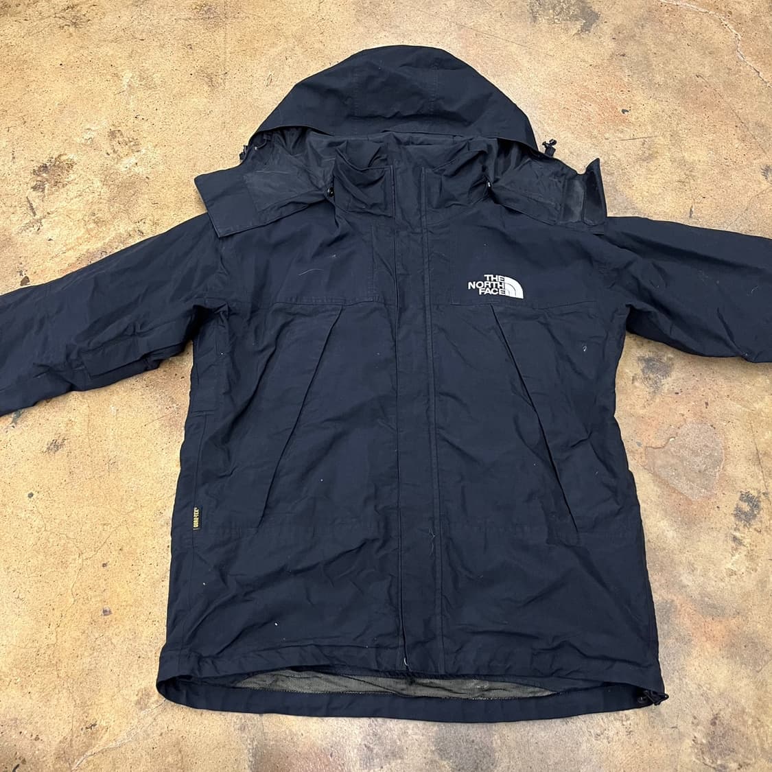 [정품/100] 노스페이스 고어텍스 블랙 바람막이 자켓 b18 상품이미지3