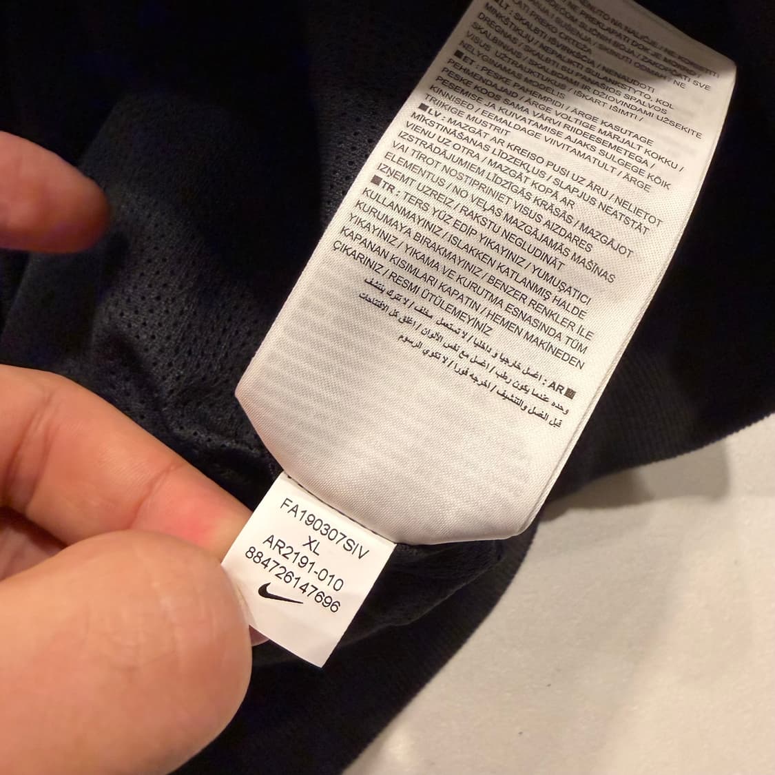 [XL] 나이키 NSW 윈드러너 블랙 바람막이 후드 자켓 B294 상품이미지8