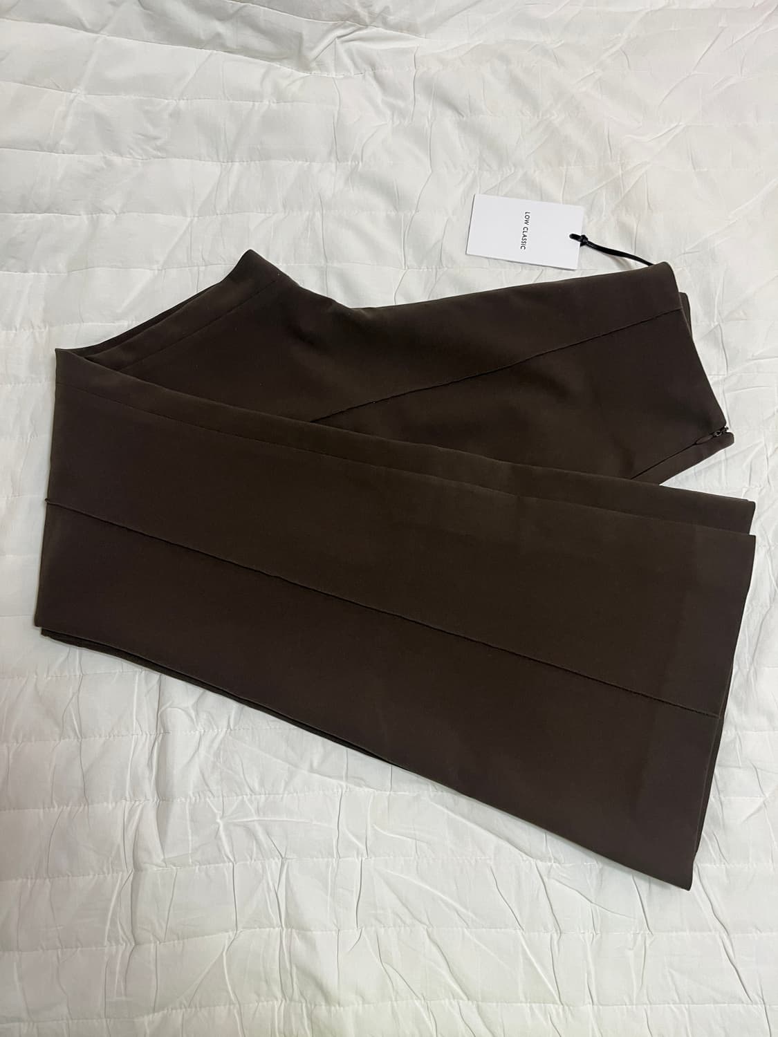 로우클래식 부츠컷 팬츠 S 카키브라운 상품이미지3