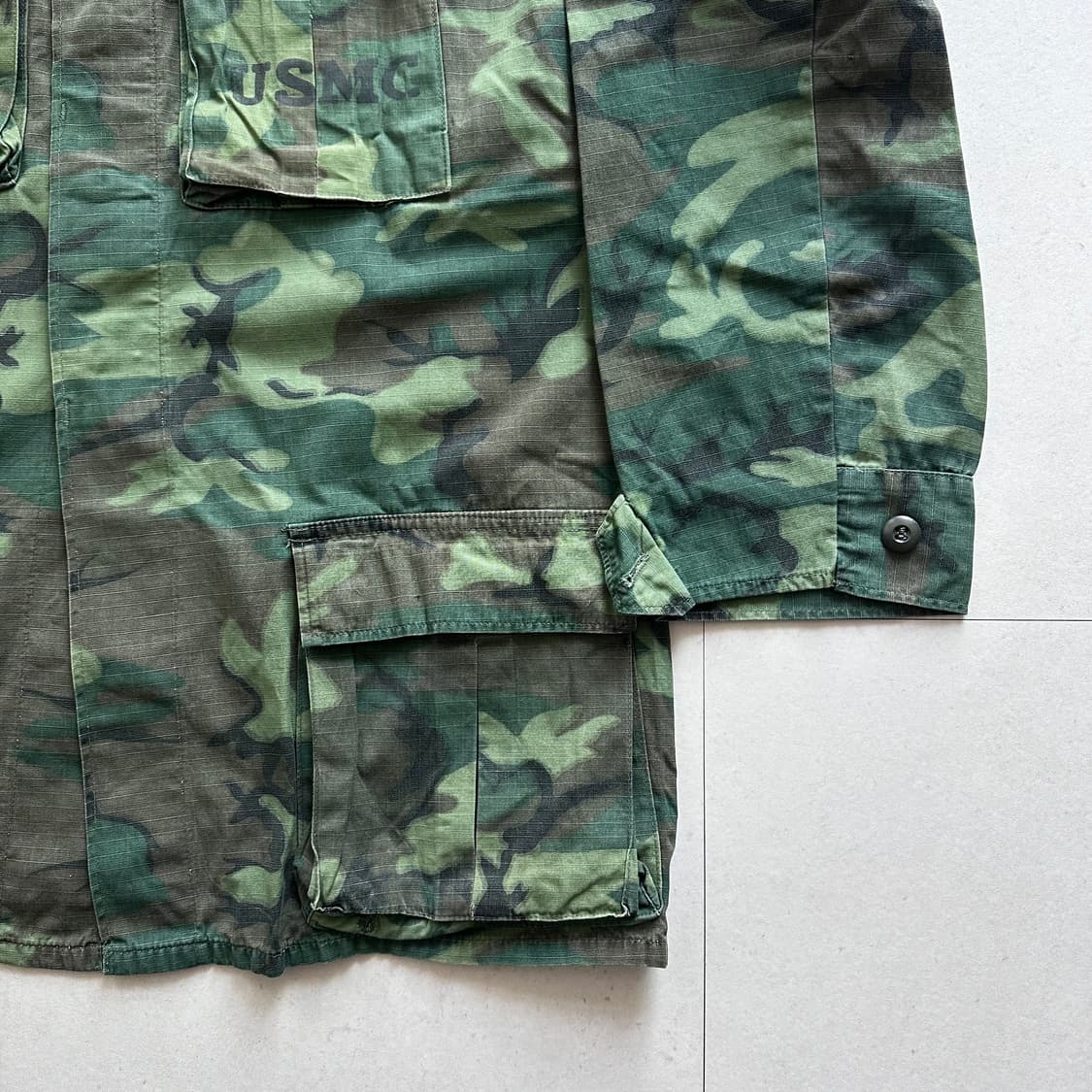 70s 미군 USMC 오리지널 RDF 초기형 ERDL 자켓 ML 상품이미지5