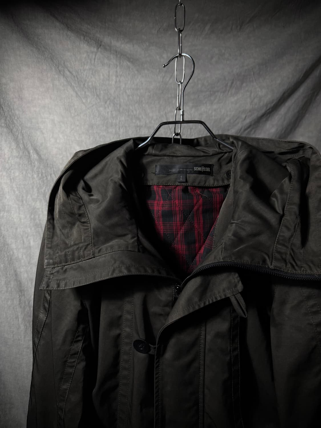 Schlüssel High-Neck Military Coat   상품이미지5