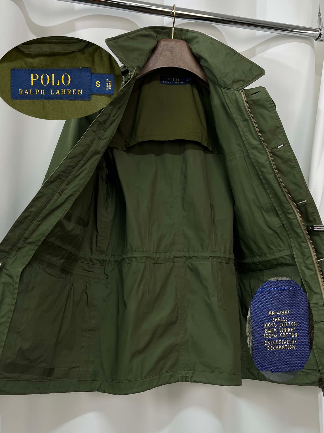 폴로 랄프로렌 올리브 M65 파라트루퍼 컴뱃 필드자켓 상품이미지3