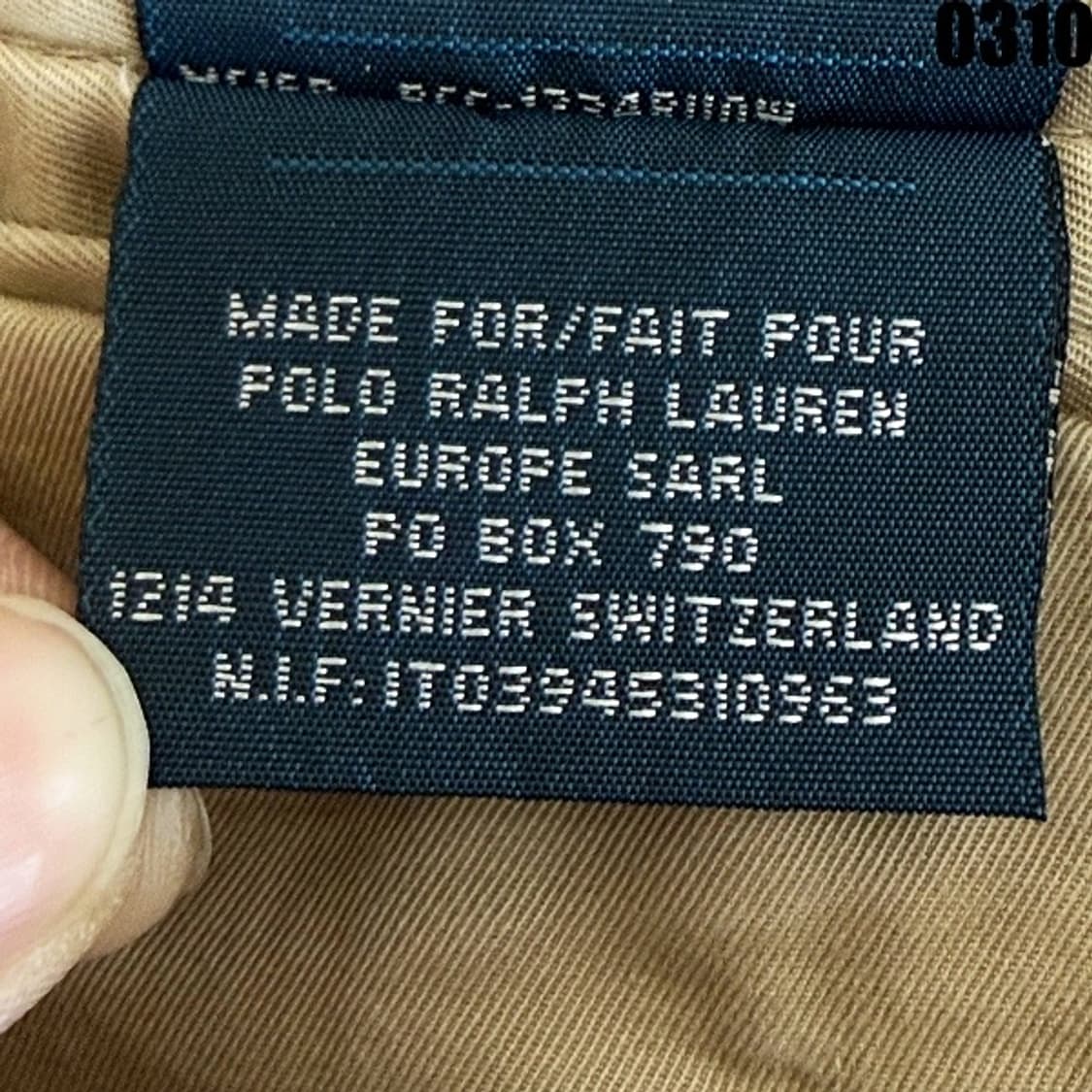 폴로 랄프로렌 클래식 코튼 블레이저 자켓 38R 0310 상품이미지9