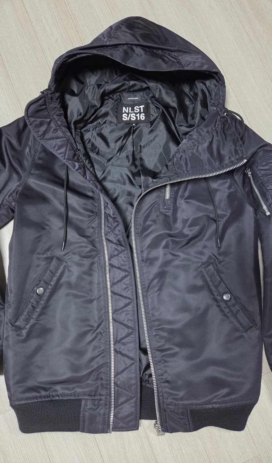 NLST 후드 항공 점퍼 S사이즈 상품이미지1