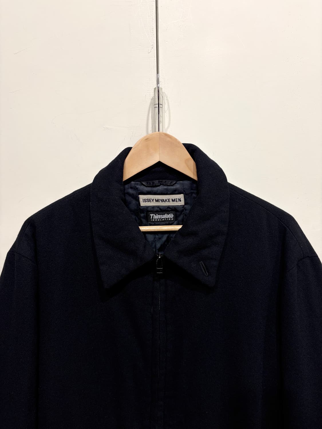 AW1999 이세이미야케 맨 신슐레이트 울 헤링턴 자켓 상품이미지3