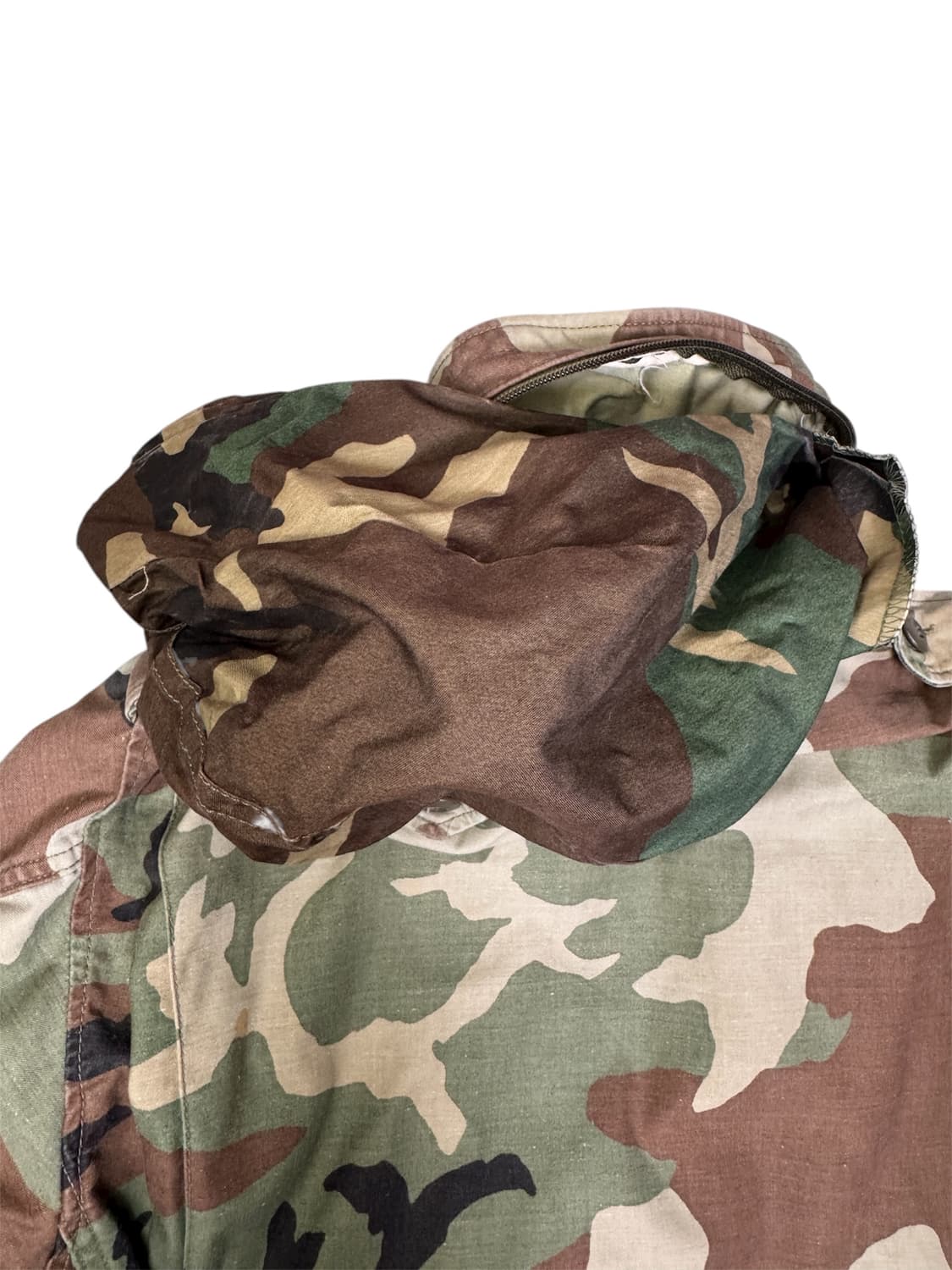 빈티지 90s us army 오리지널 m65 밀리터리 카모 CW 자켓 S 상품이미지9