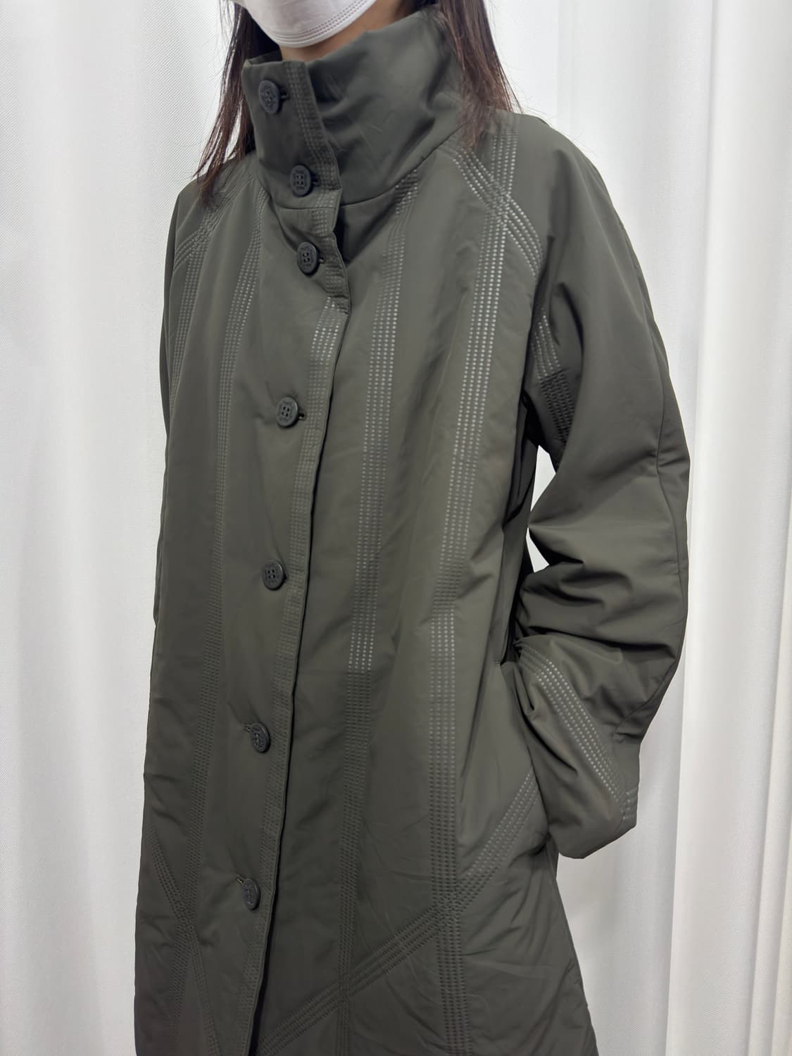 issey miyake pleats please dot line coat 상품이미지4