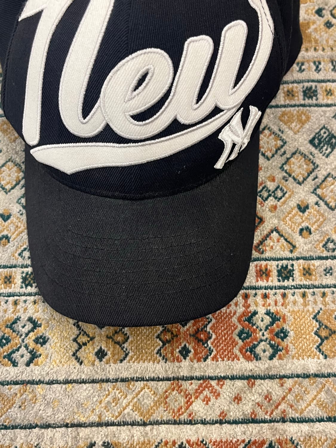 MLB 뉴욕 레터링 볼캡 블랙 M-XL #csz3775 상품이미지5