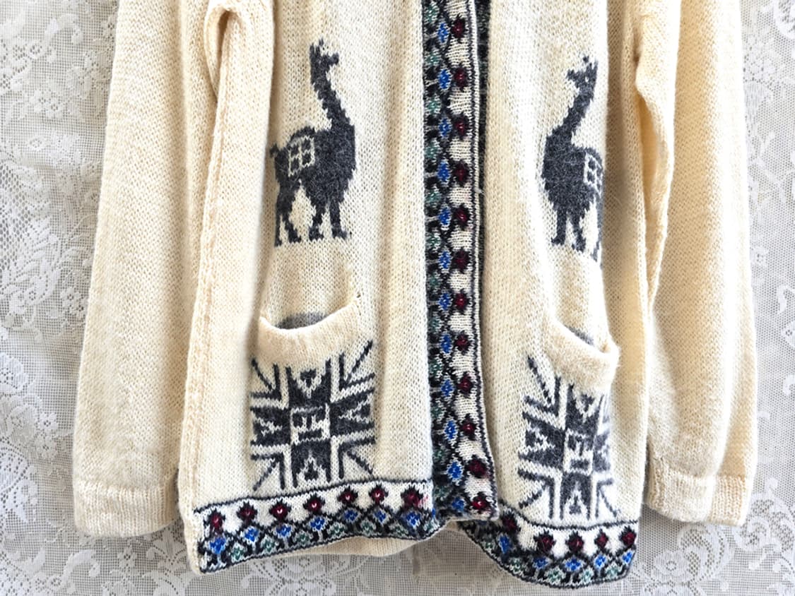 핸드메이드 알파카 가디건  상품이미지3