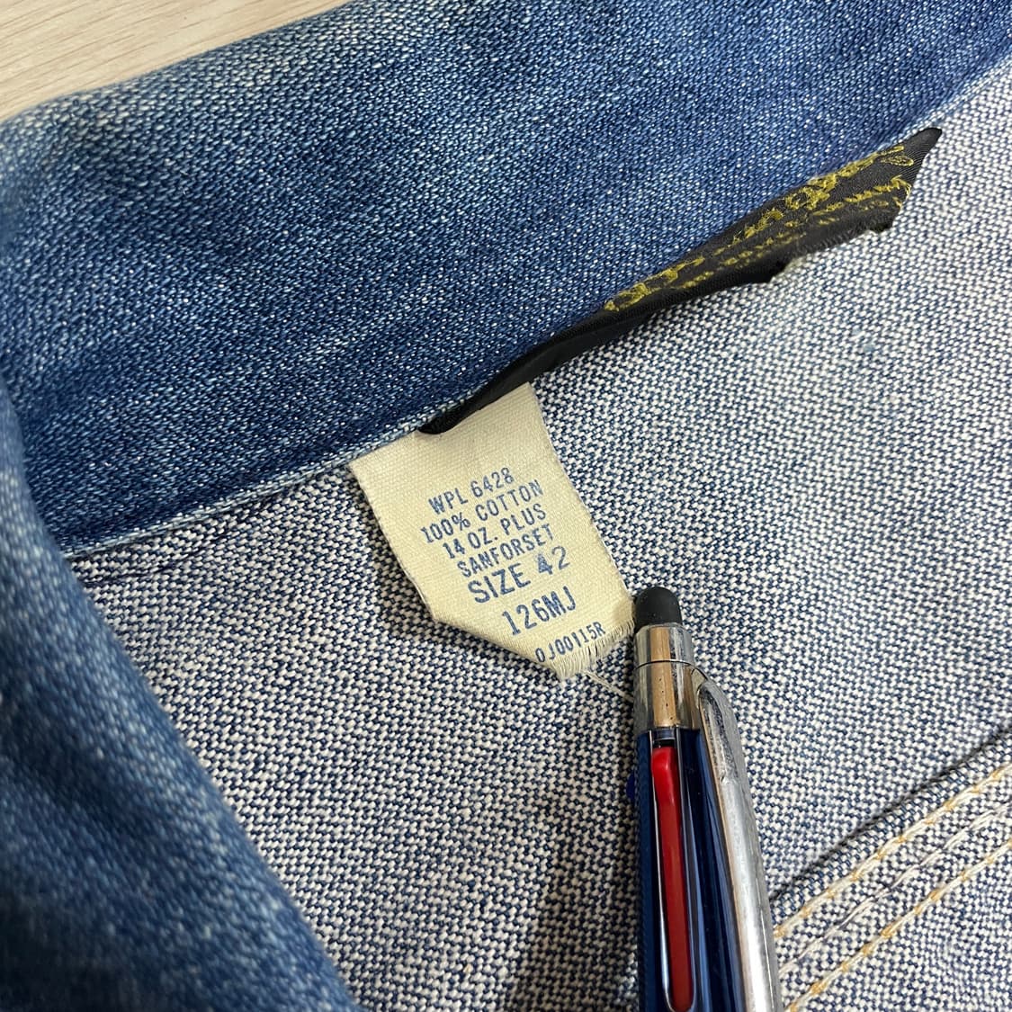 빈티지 랭글러 126mj 데님자켓 상품이미지5