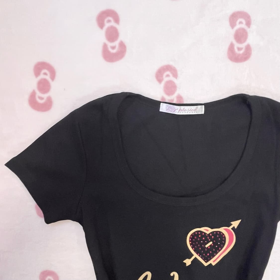 일본빈티지 오네 히메 갸루 딱붙탑 상품이미지2