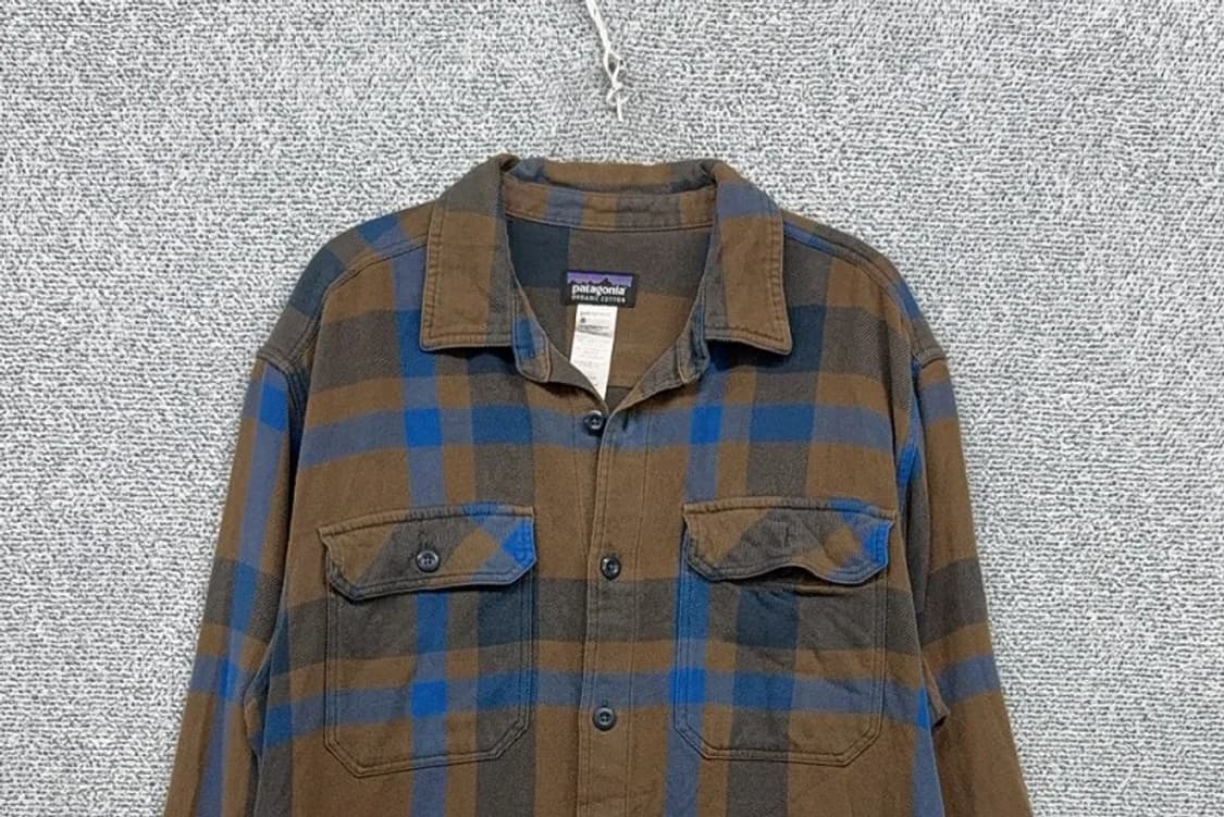파타고니아 투포켓 브라운 체크 셔츠 M 상품이미지3