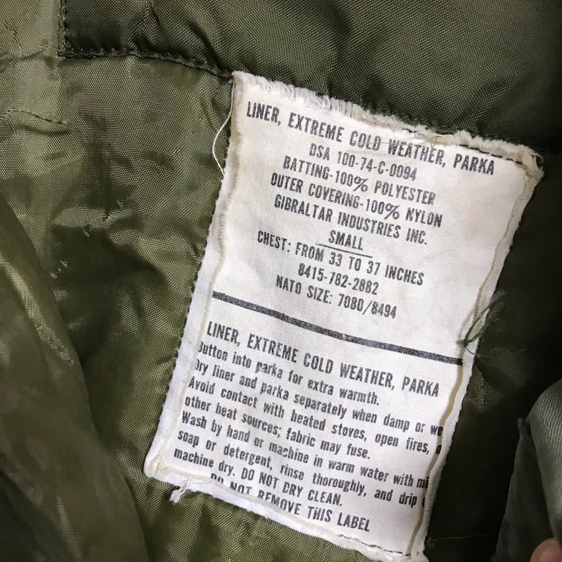 M65 오리지널 개파카 자켓 상품이미지5