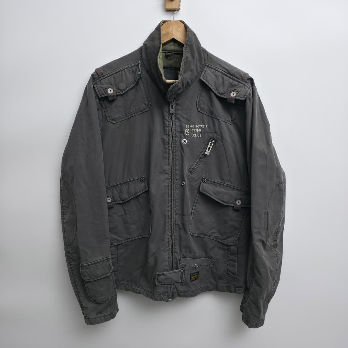 [XL] G-STAR RAW 지스타로우 바이커 코튼 자켓 상품이미지1