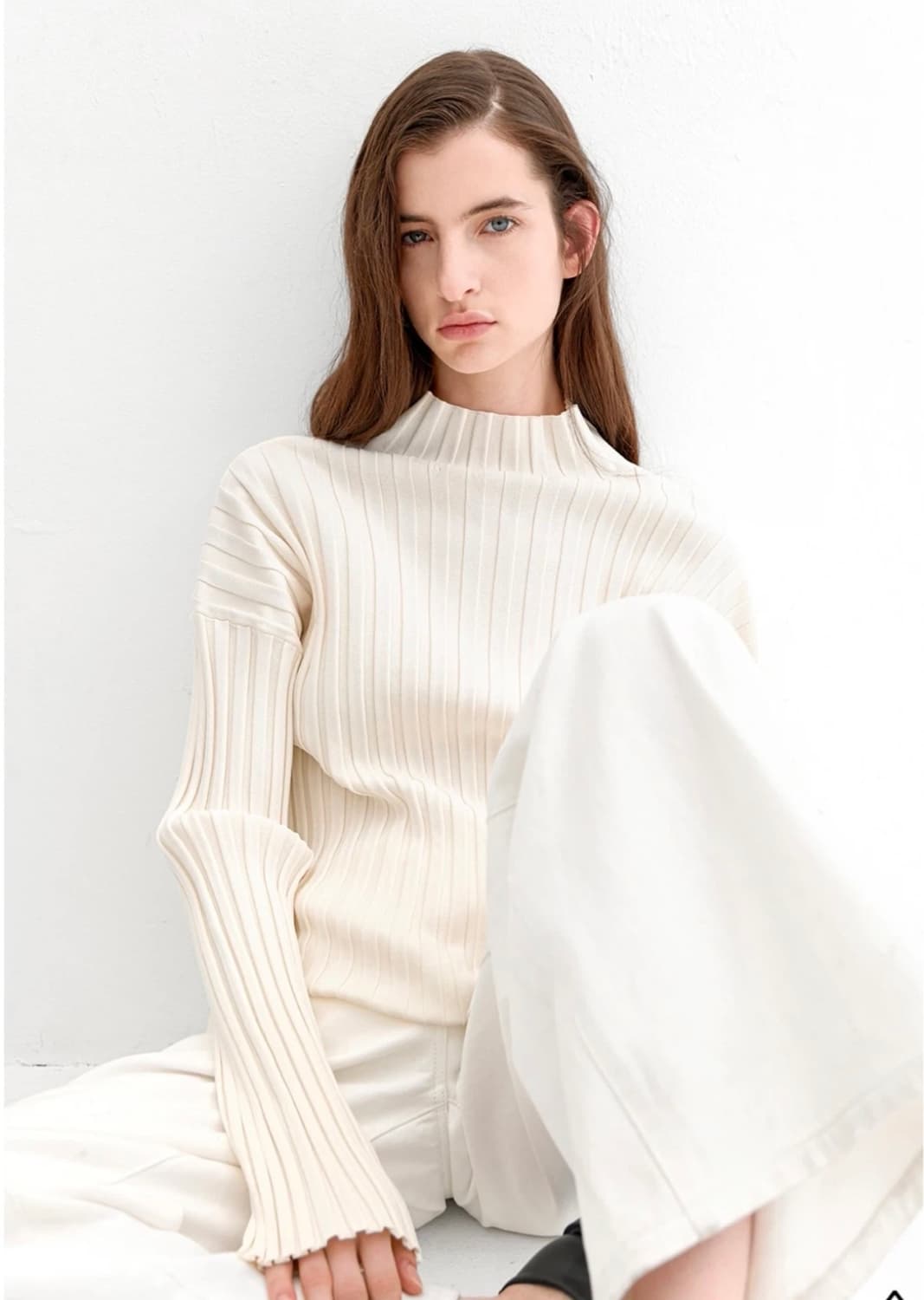 아뜰리에 나인 투웨이 롱 가디건 새제품 (아이보리)  상품이미지4