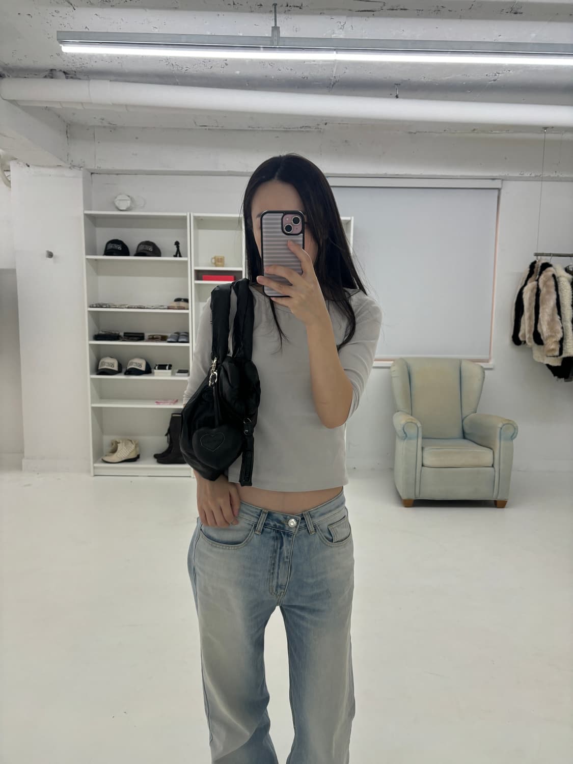 See by chloe 나일론 하트 키링 백 상품이미지8