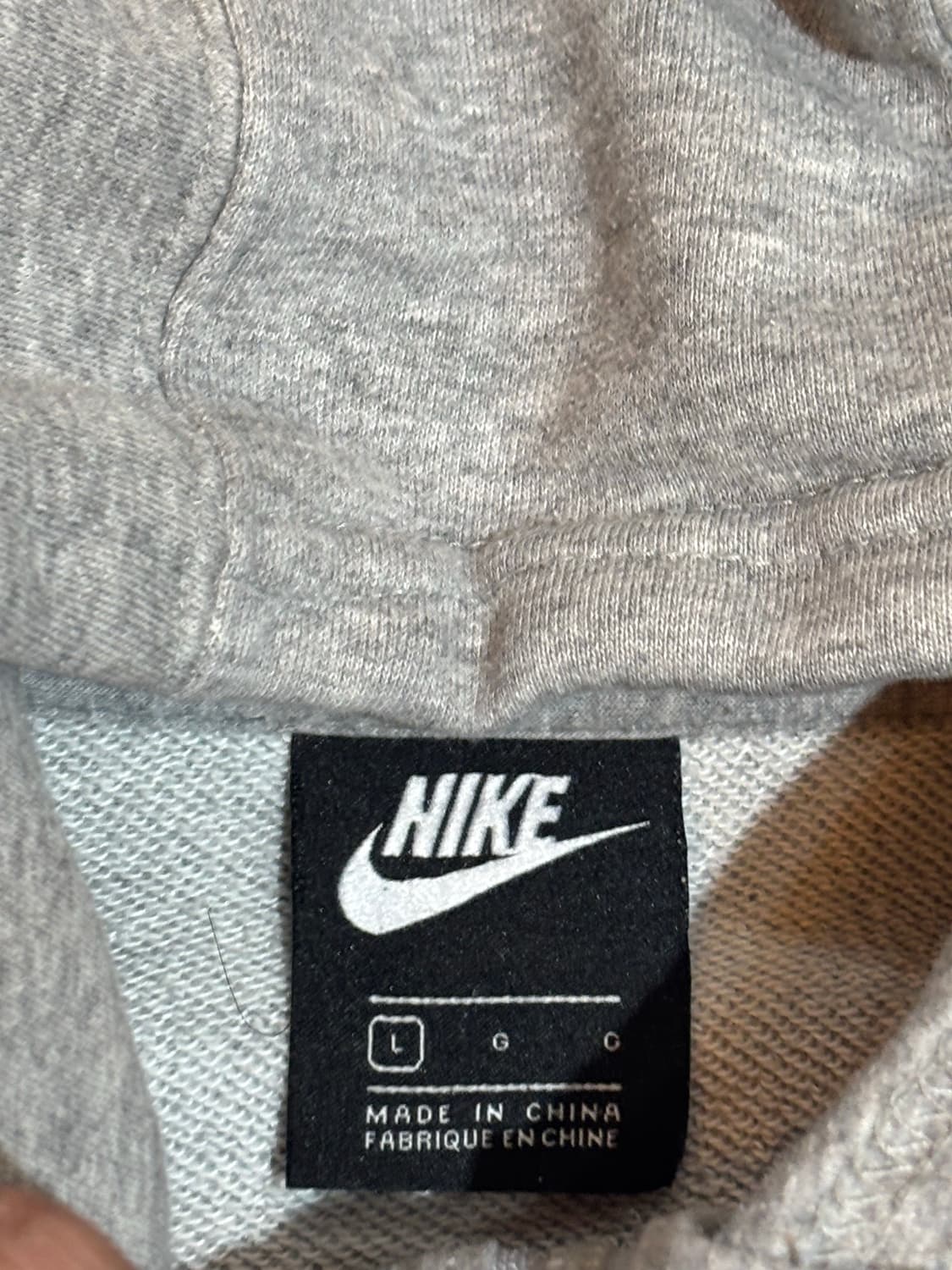 나이키 후드집업 그레이 L사이즈 상품이미지5