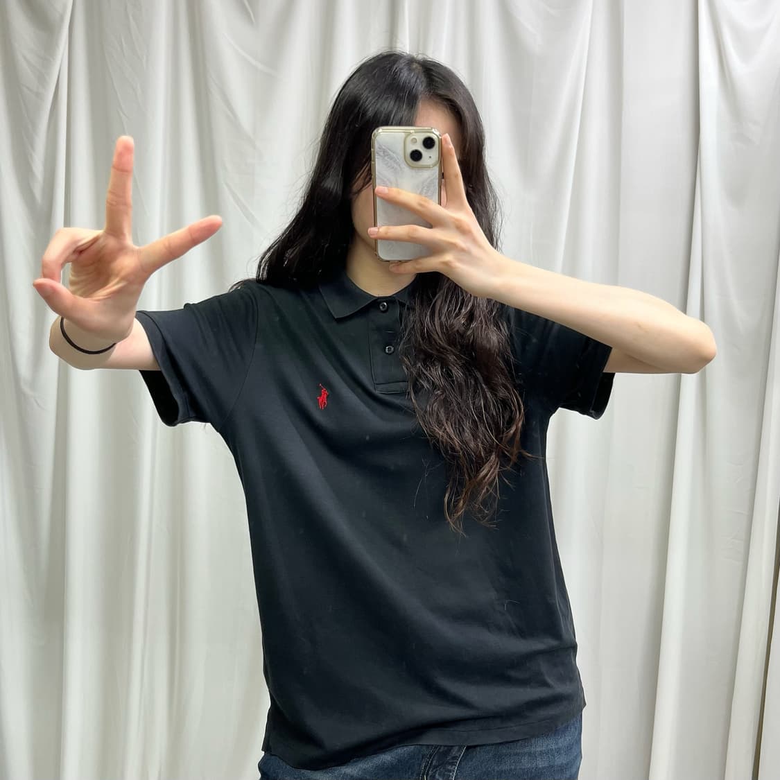 Polo black collar T-shirts 상품이미지2