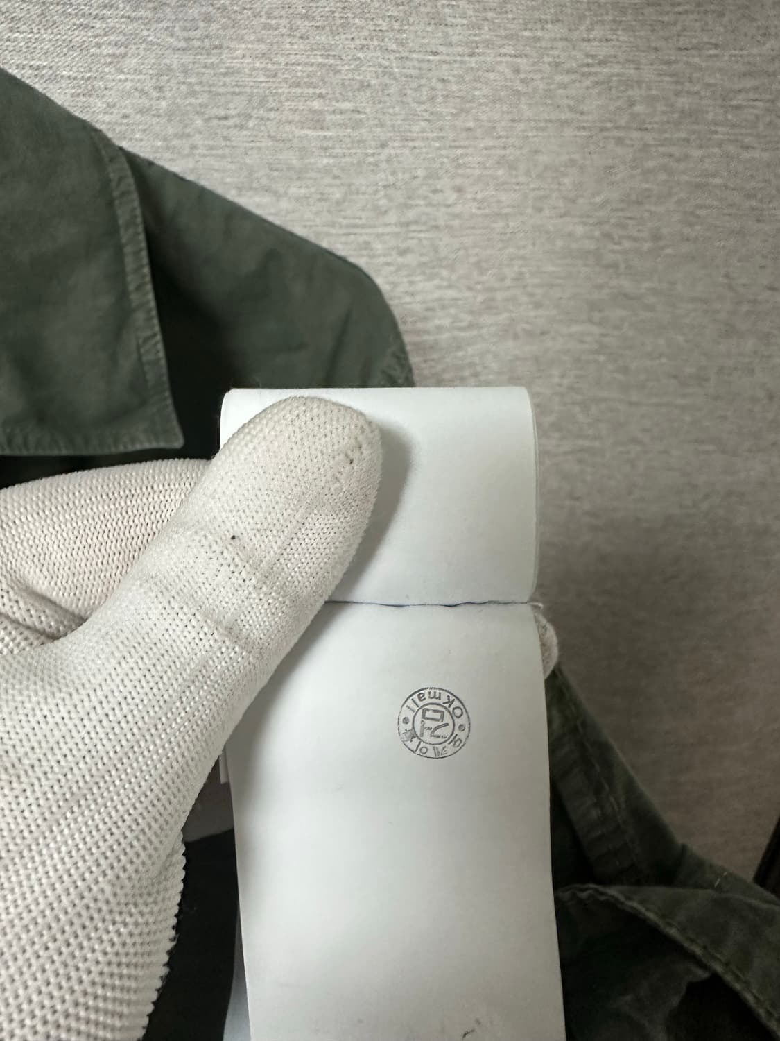 25SS 스톤아일랜드 올드이펙트 오버셔츠 머스크그린 (XXL)  상품이미지6