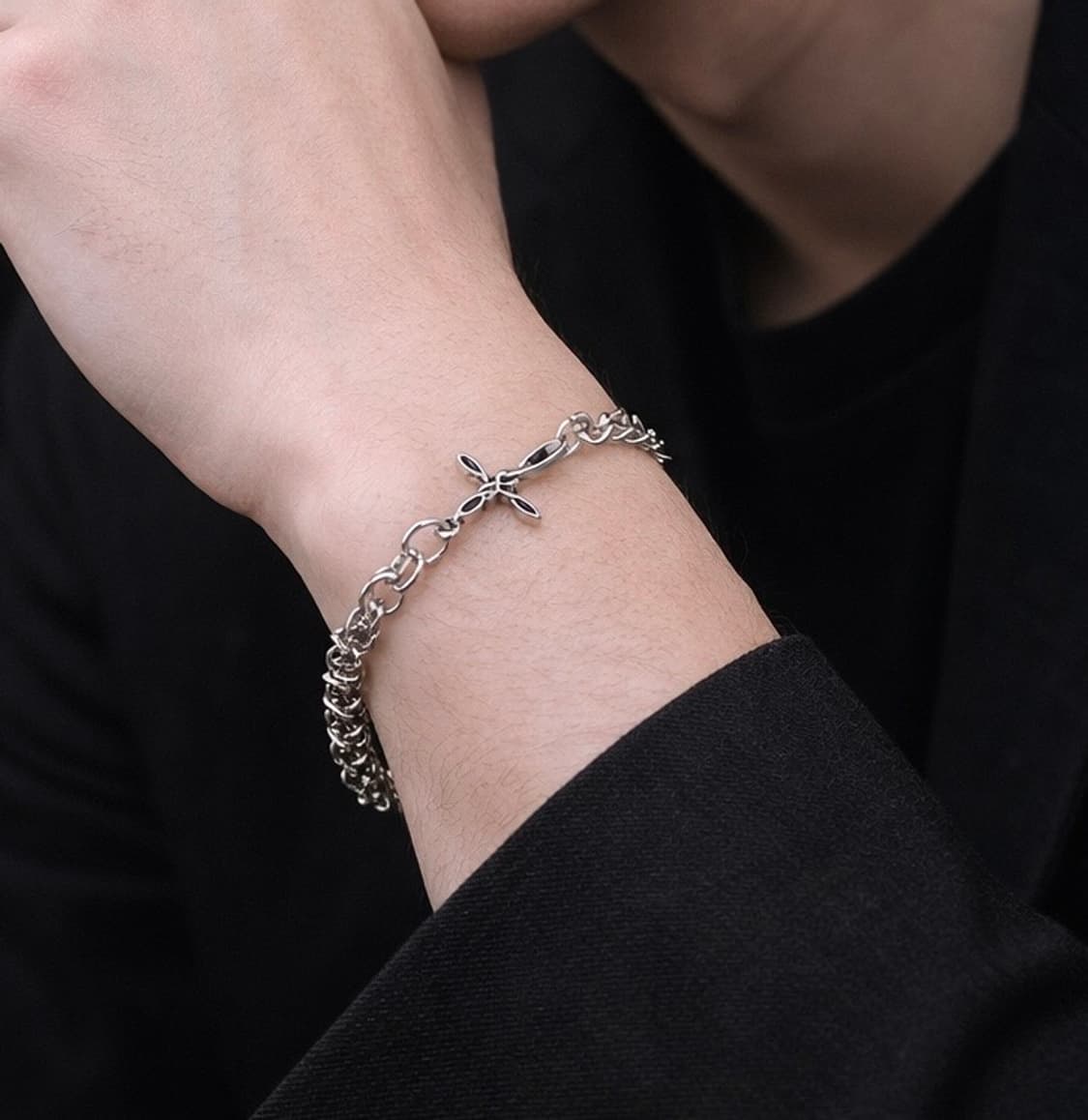 모던 크로스 팔찌 상품이미지2