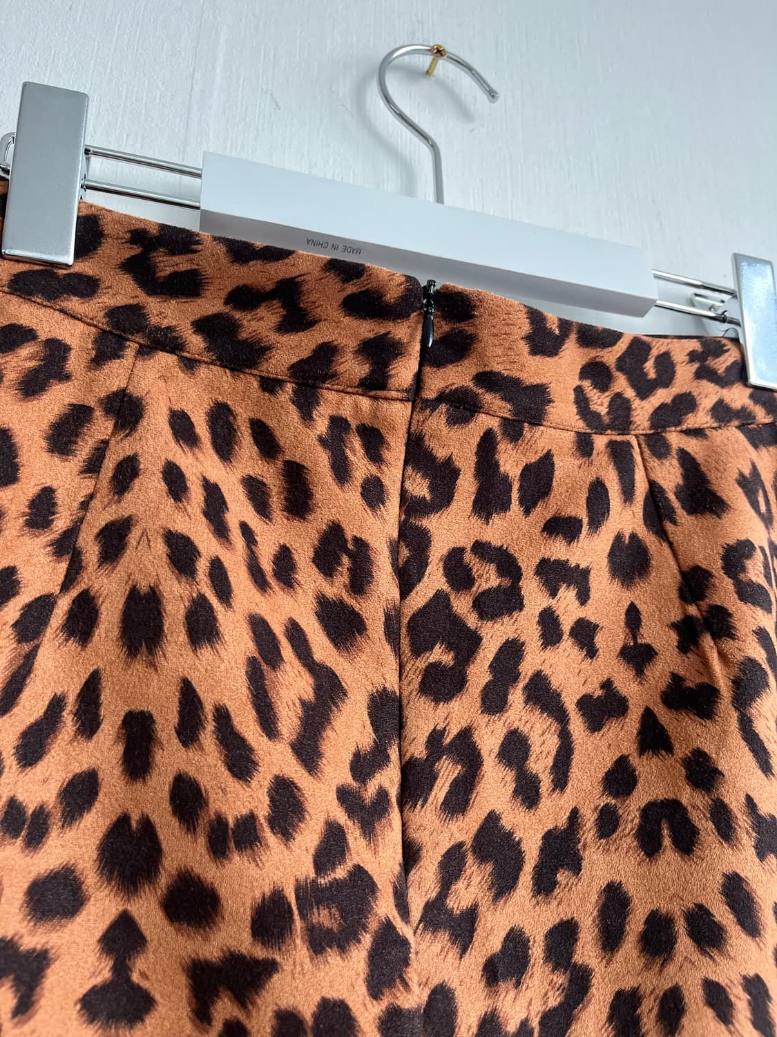 호피 스웨이드 미니 스커트 상품이미지4