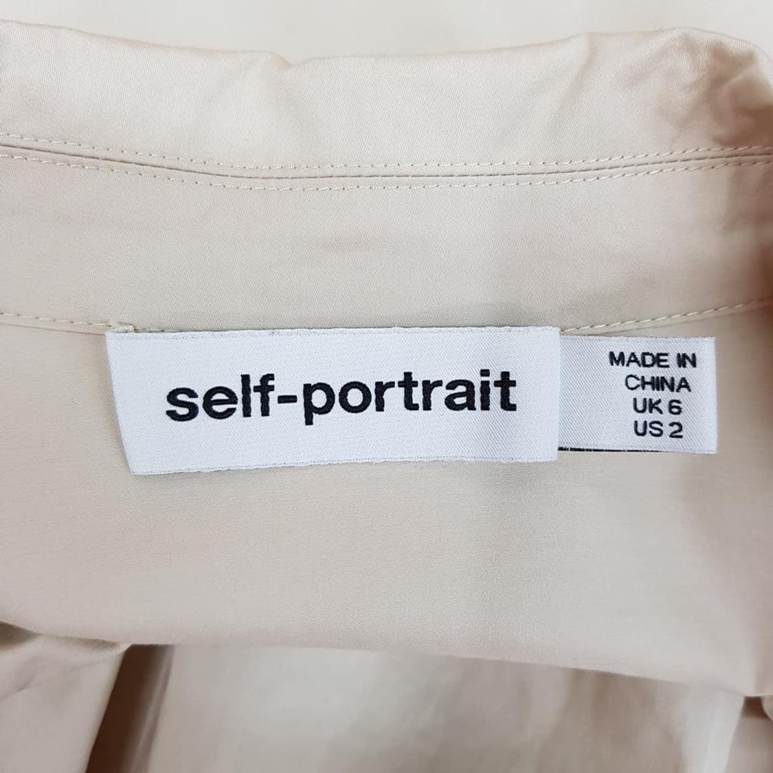 셀프포트레이트 크롭 셔츠 레이어드 원피스 2사이즈 상품이미지8