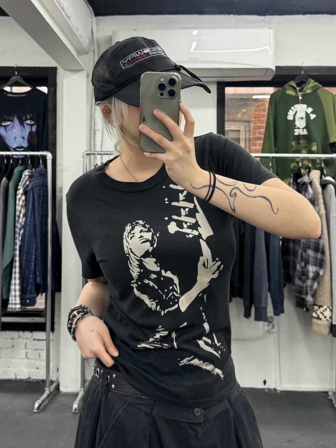 히스테릭 글래머 기타걸 티셔츠 상품이미지2