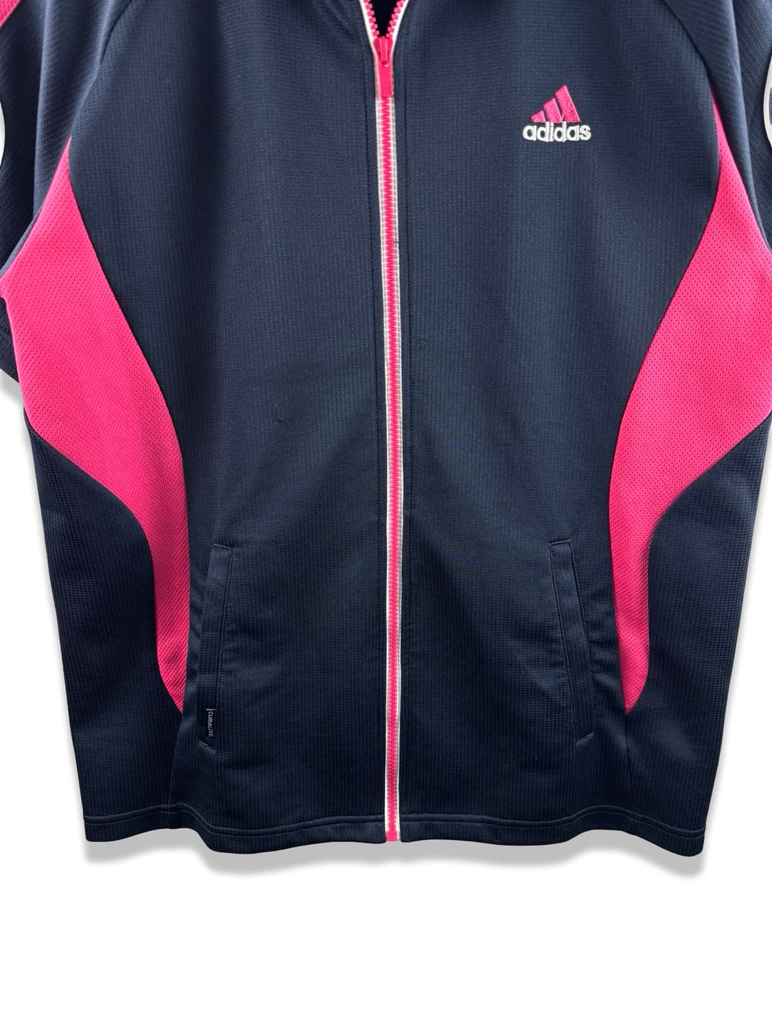 아디다스 블랙 핑크 반팔 트랙져지2990 상품이미지4