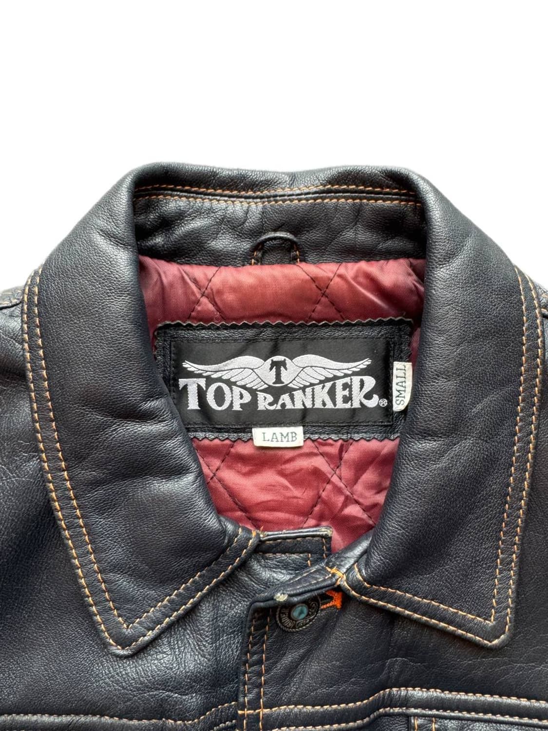 탑랭커 램 레더자켓 상품이미지4