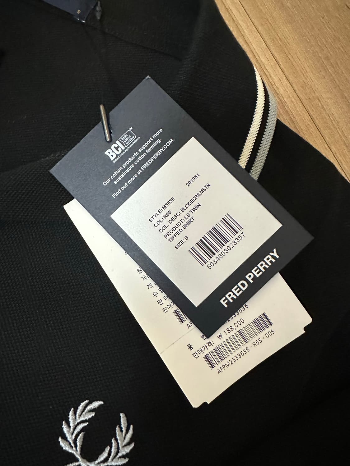 프레드페리 긴팔 카라티 상품이미지2