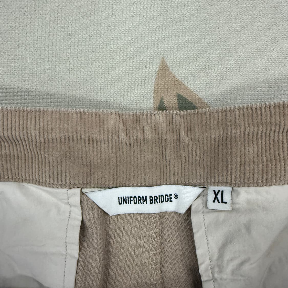 (XL)유니폼 브릿지 와이드 코듀로이 팬츠(베이지) 상품이미지2