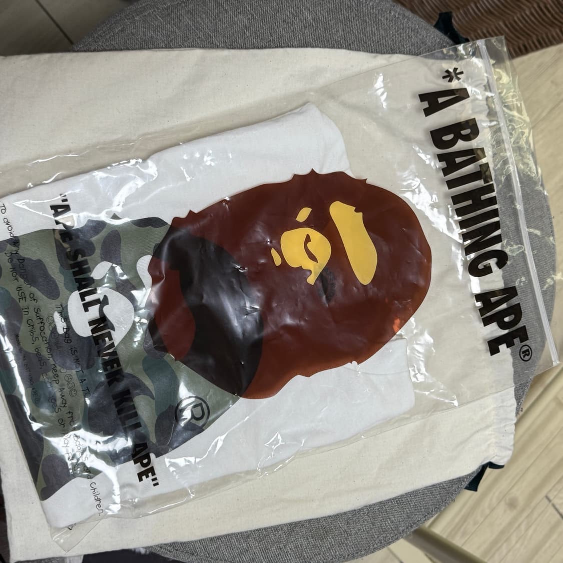 베이프키즈 카모 반팔티 (90사이즈) 상품이미지4