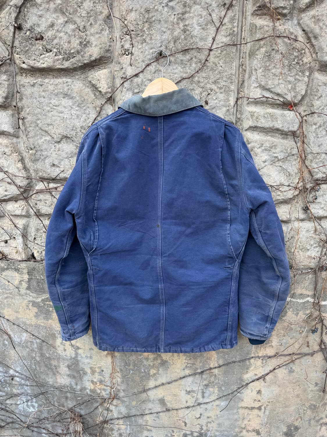 90s 칼하트 빈티지 네이비 페이딩 트레디셔널 워크 초어 자켓 상품이미지2