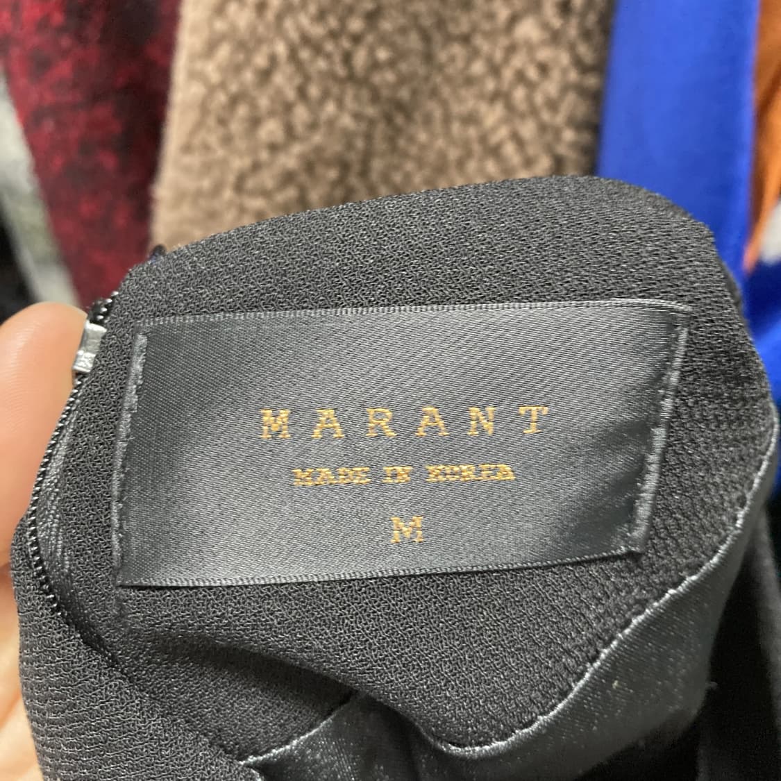 MARANT 택새상품 원피스 하객룩 블랙 M 상품이미지4