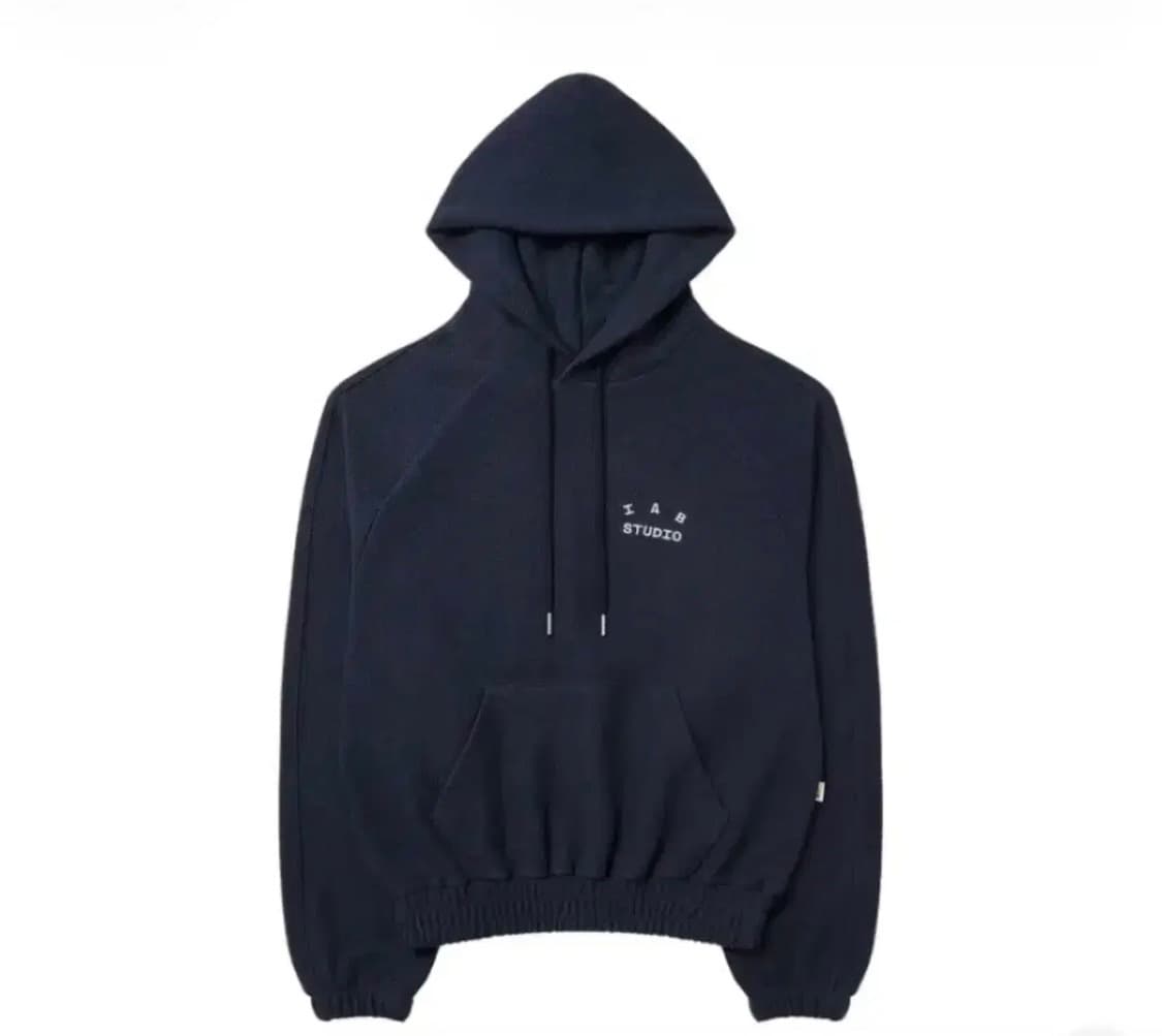 [L]아이앱스튜디오 헤링본 후드티 네이비 상품이미지1