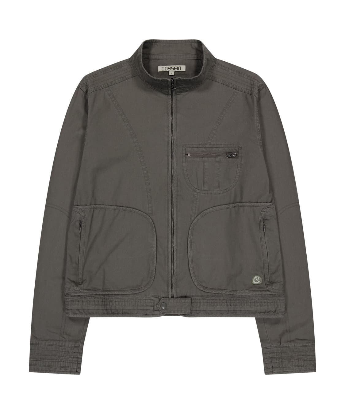 코이세이오 BINDING COTTON JAKET ASH BROWN 상품이미지1