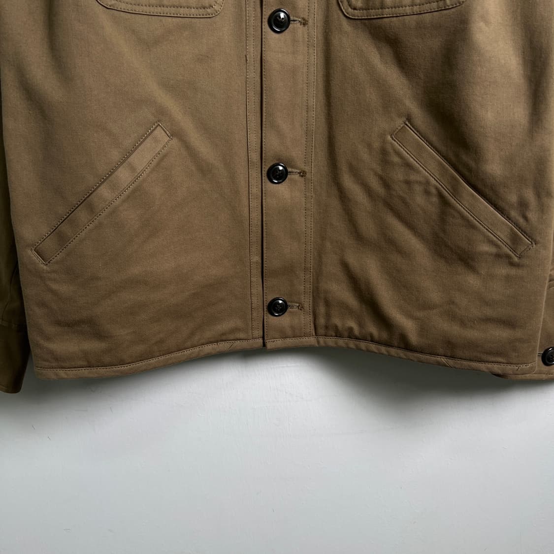 VTG 빈티지 브라운 코튼 워크 자켓 L 상품이미지5