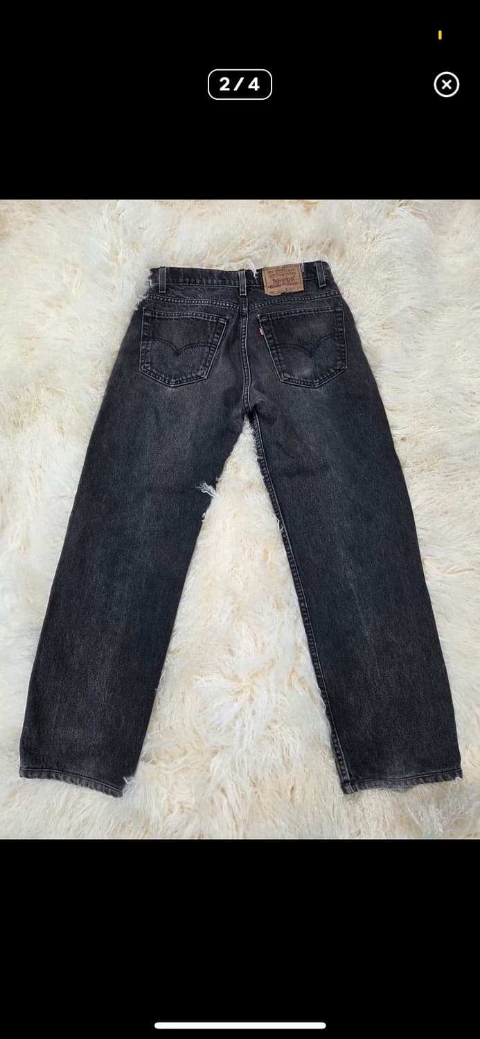 90’s 리바이스 505 블랙진 상품이미지2