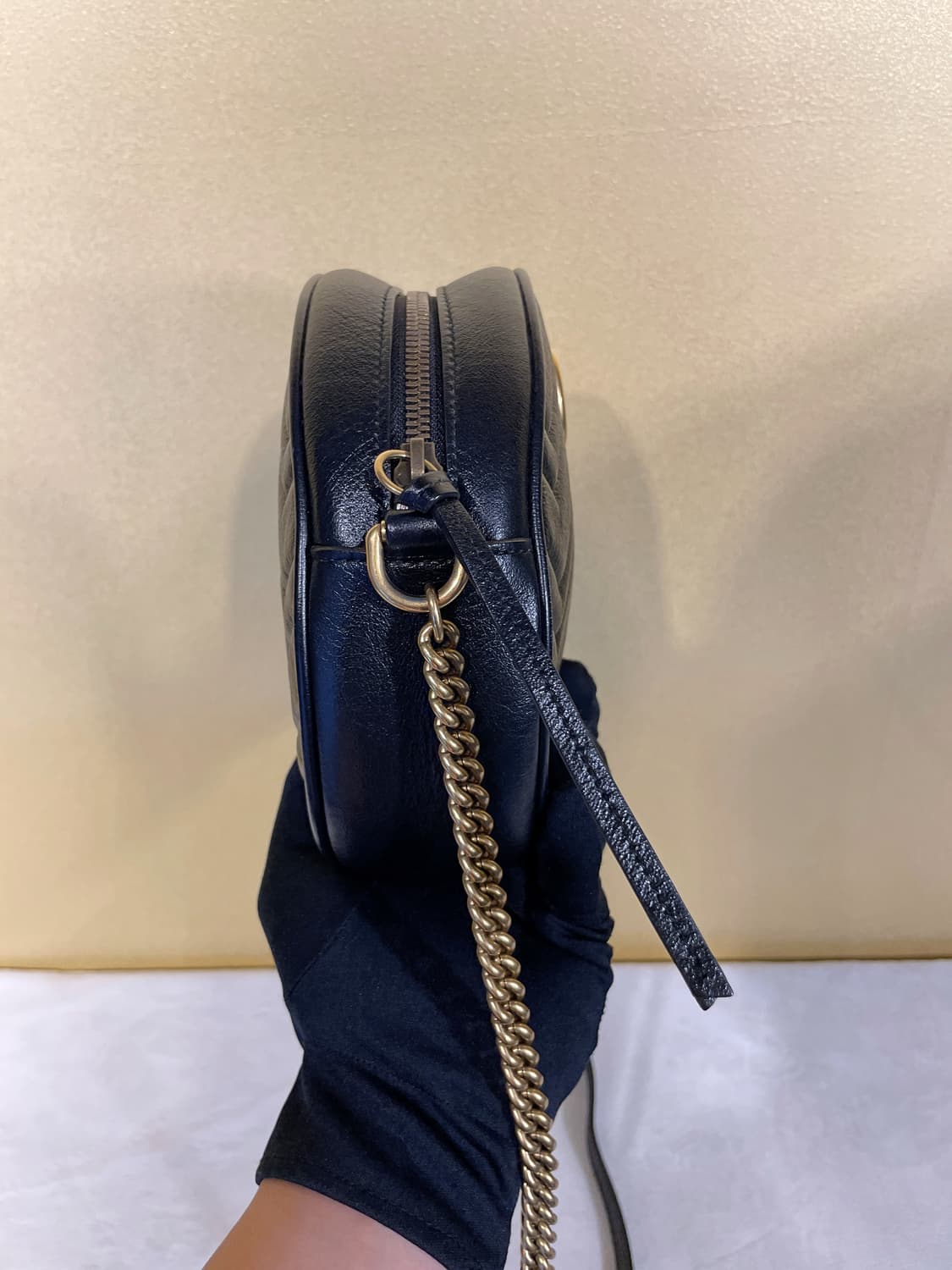 구찌 마몬트 미니 체인 탬버린백 상품이미지3