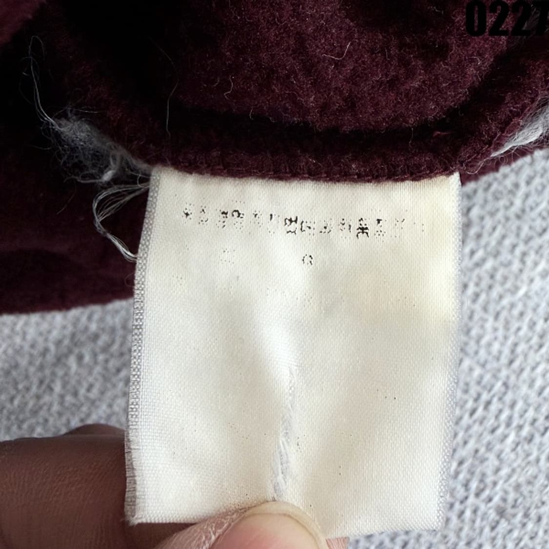 폴로 랄프로렌 집업 울 블루종 자켓 90 실측 100 0227 상품이미지6